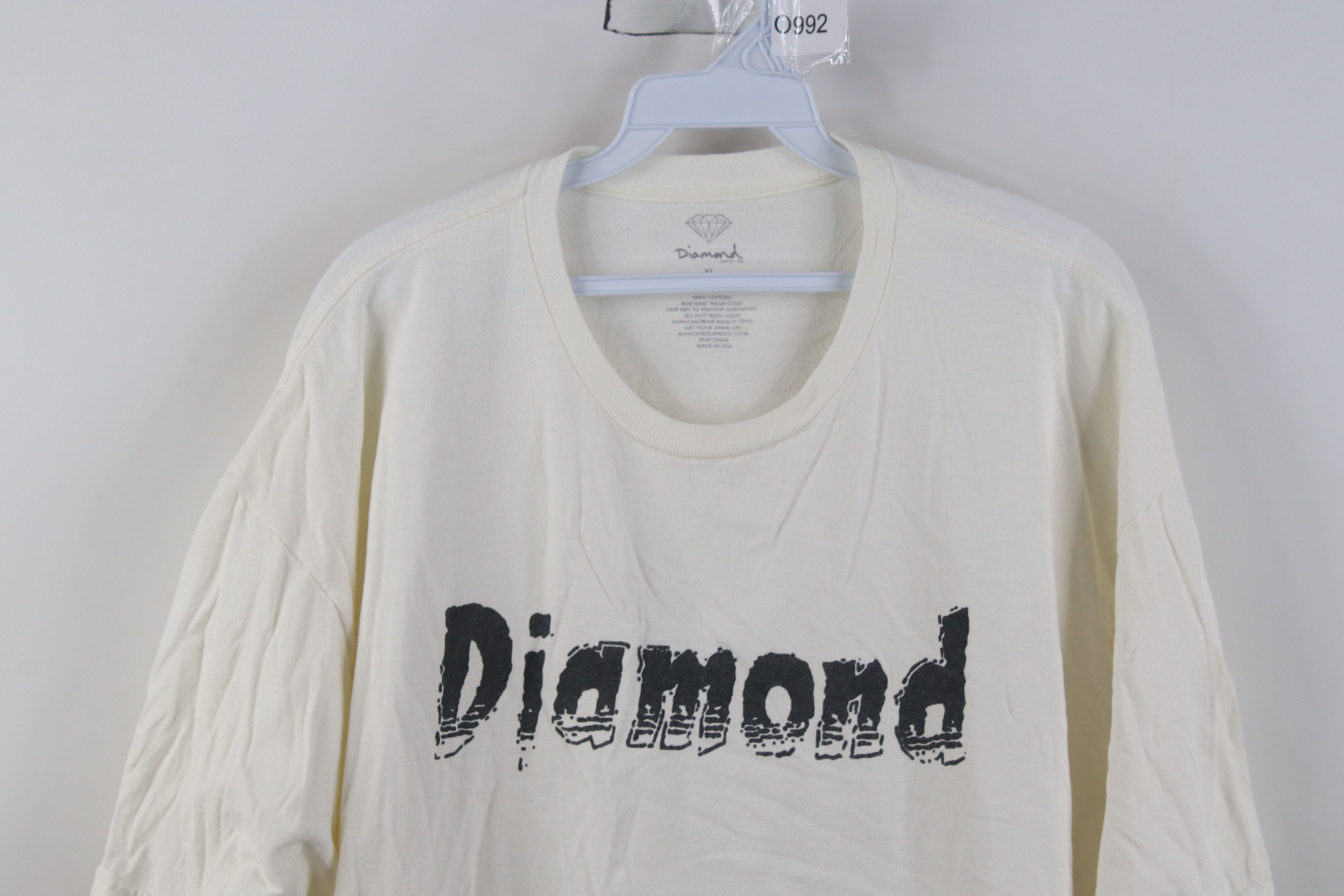 Diamond Supply Co. Vintage 90s Y2K Diamond Supply Co Skateboarding T-Shirt USA Size US XL / EU 56 / 4 - 2 Thumbnail