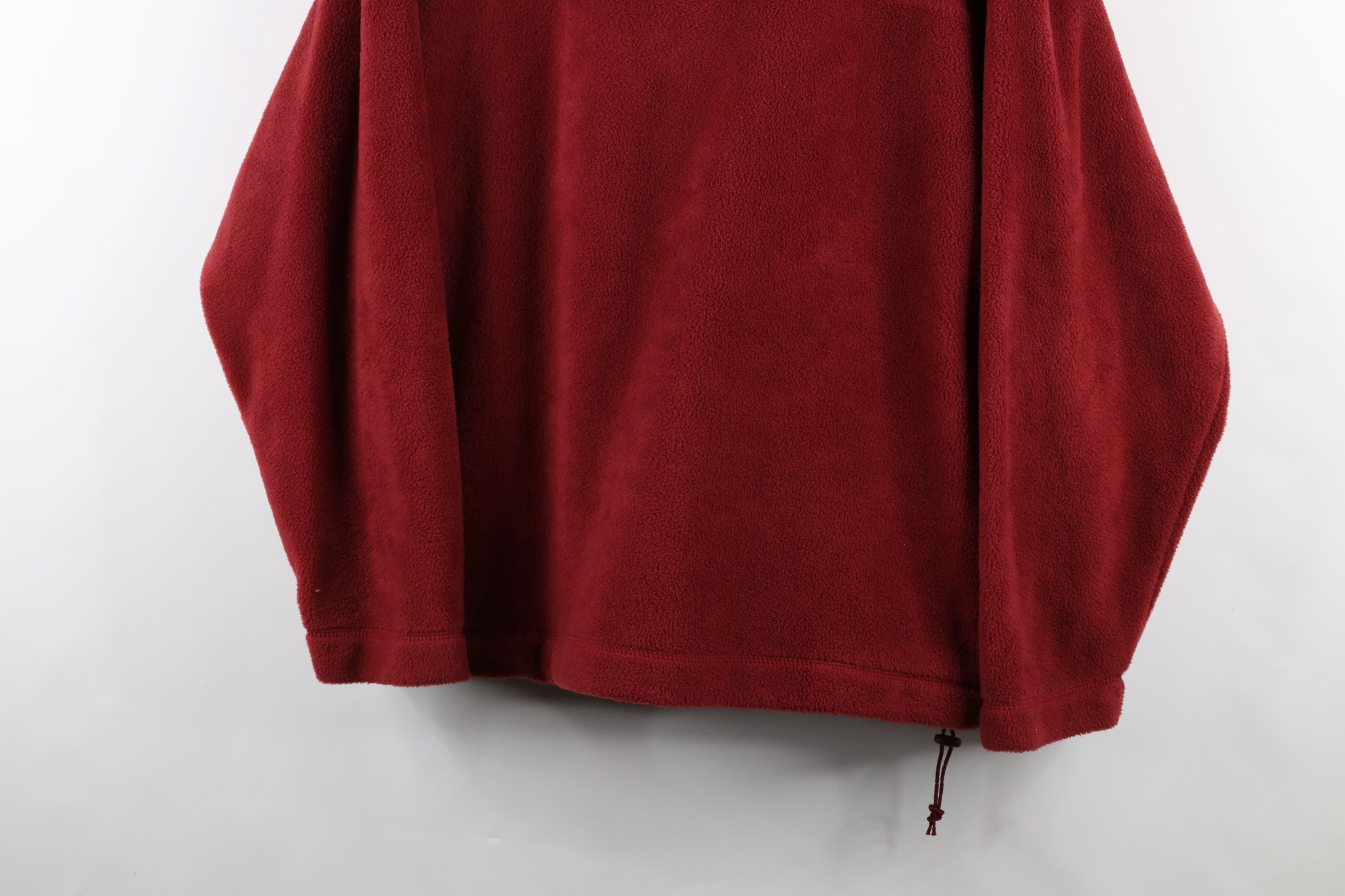 Vintage Vintage 90s Streetwear Blank Baggy Half Zip Fleece Sweater Size US XL / EU 56 / 4 - 3 Thumbnail