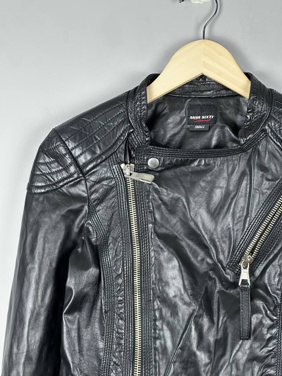 Miss Sixty Miss Sixty Avant Garde Opium Biker Cropped jacket Size S / US 4 / IT 40 - 4 Thumbnail