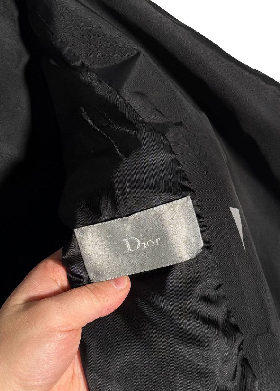 Dior Dior Homme Black Cotton Nylon Asymmetrical Zipped Jacket Size US M / EU 48-50 / 2 - 8 Thumbnail