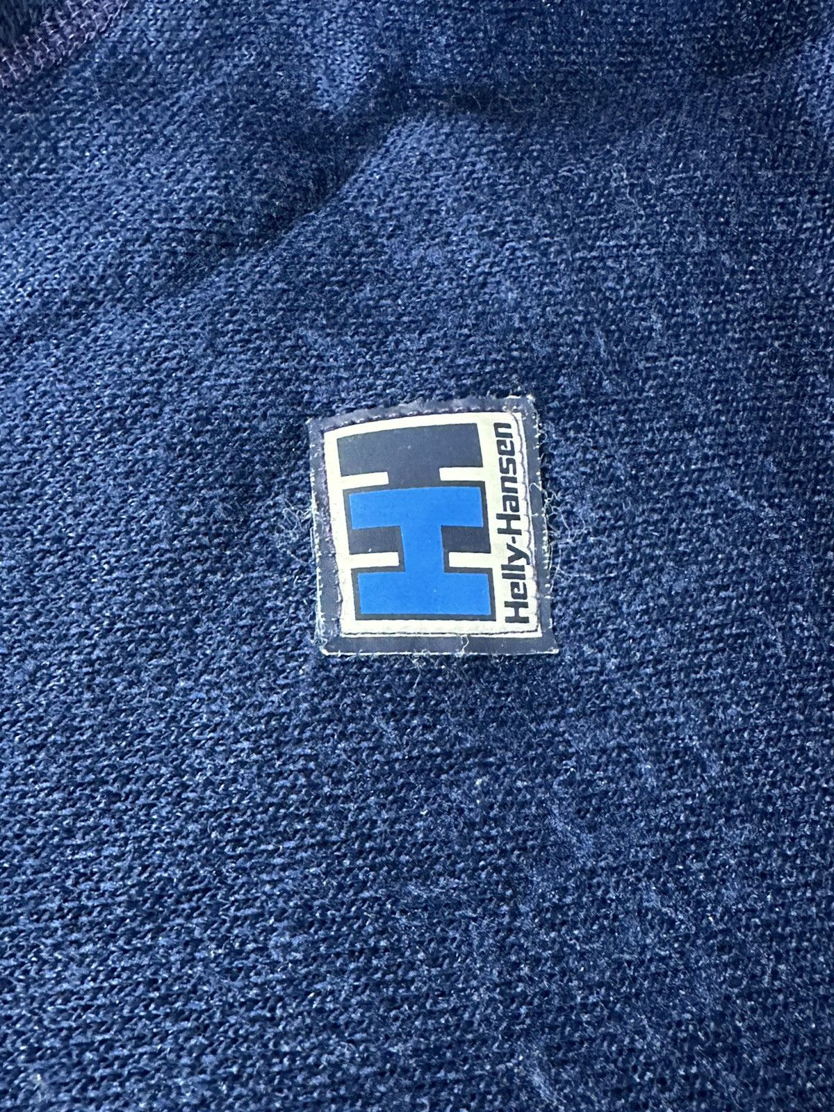 Helly Hansen × Vintage 🚨80s Vintage Helly Hansen Blue Fleece Sherpa Jacket Size US L / EU 52-54 / 3 - 5 Thumbnail