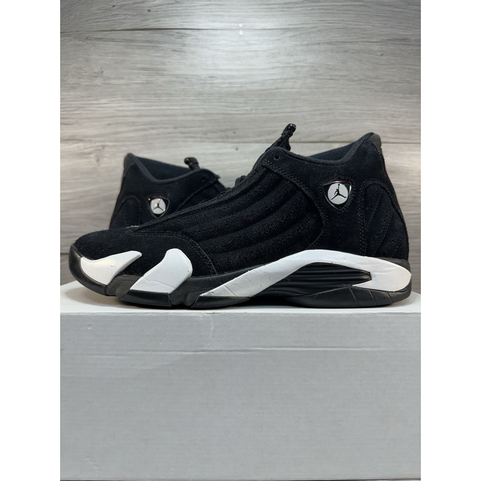 Air Jordan 14 Retro Black White - Size 11