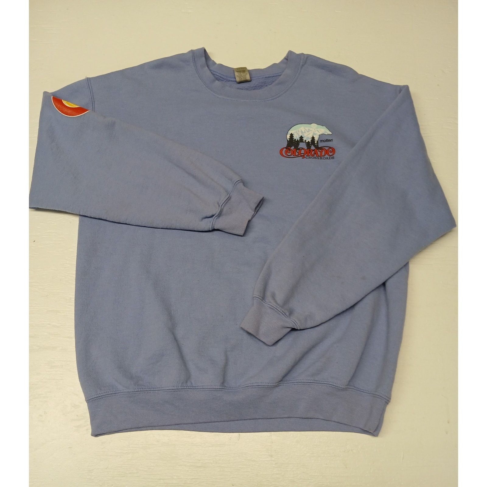 Gildan Gildan (Large) Purple Heavy Blend Pullover Sweatshirt Size L / US 10 / IT 46 - 1 Thumbnail