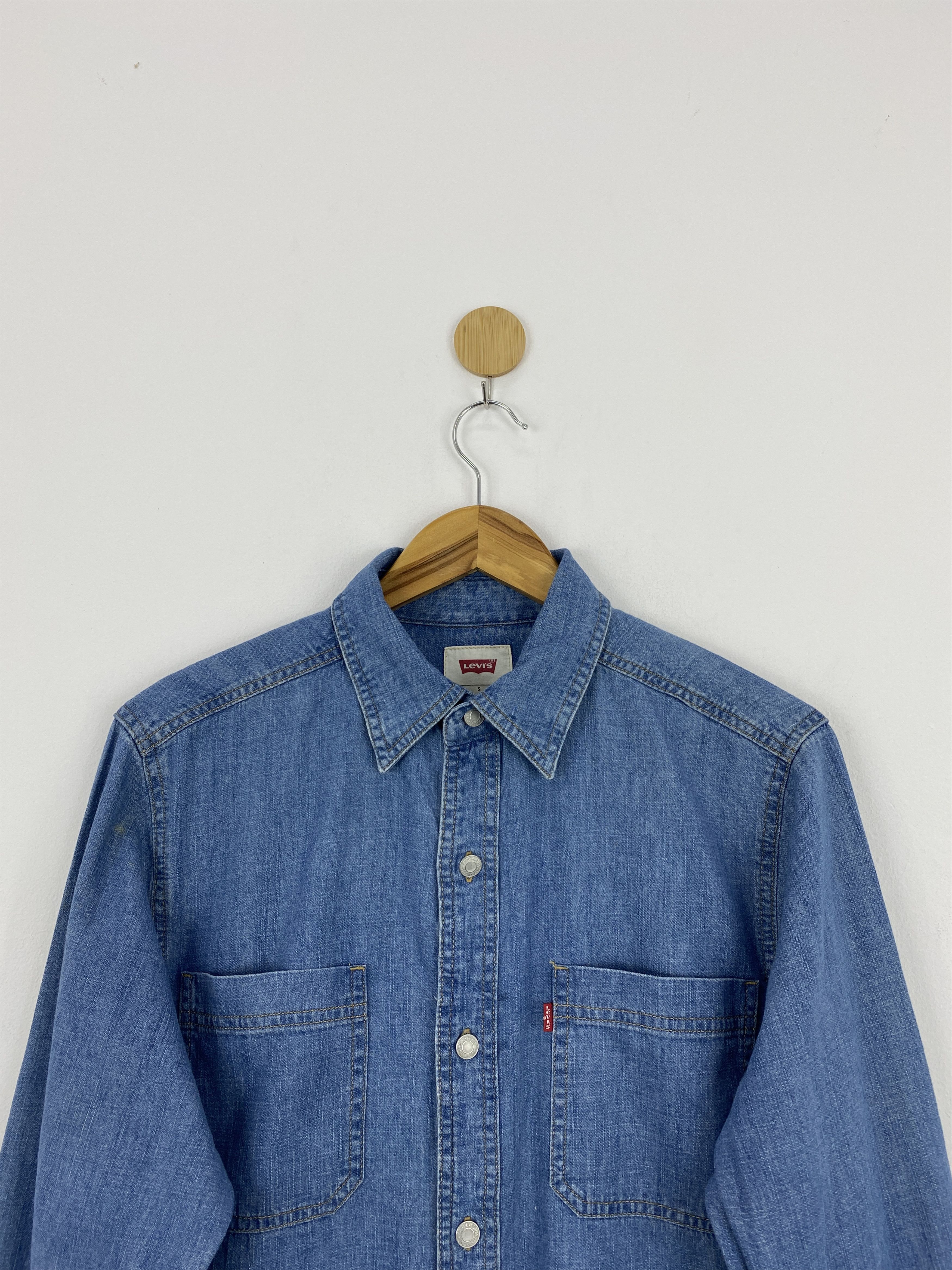 Levi's Vintage Levis Double Pocket Button Up Denim Jacket J1736 Size US S / EU 44-46 / 1 - 2 Thumbnail