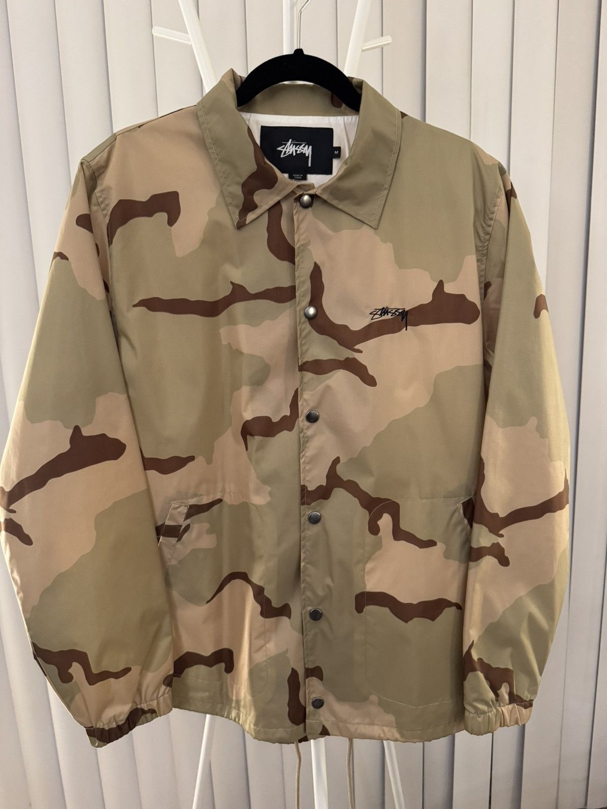 Stussy Stussy Spring Coach Jacket Camo Size US M / EU 48-50 / 2 - 1 Thumbnail