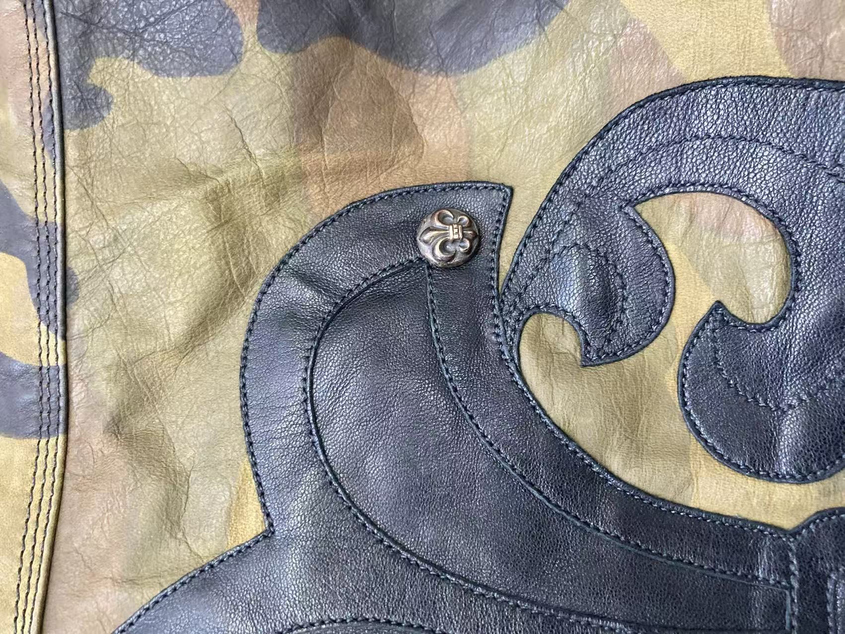 Chrome Hearts Chrome Hearts Fleur De Lis Leather Patch Camo Shirt Jacket Size M / US 6-8 / IT 42-44 - 23 Thumbnail