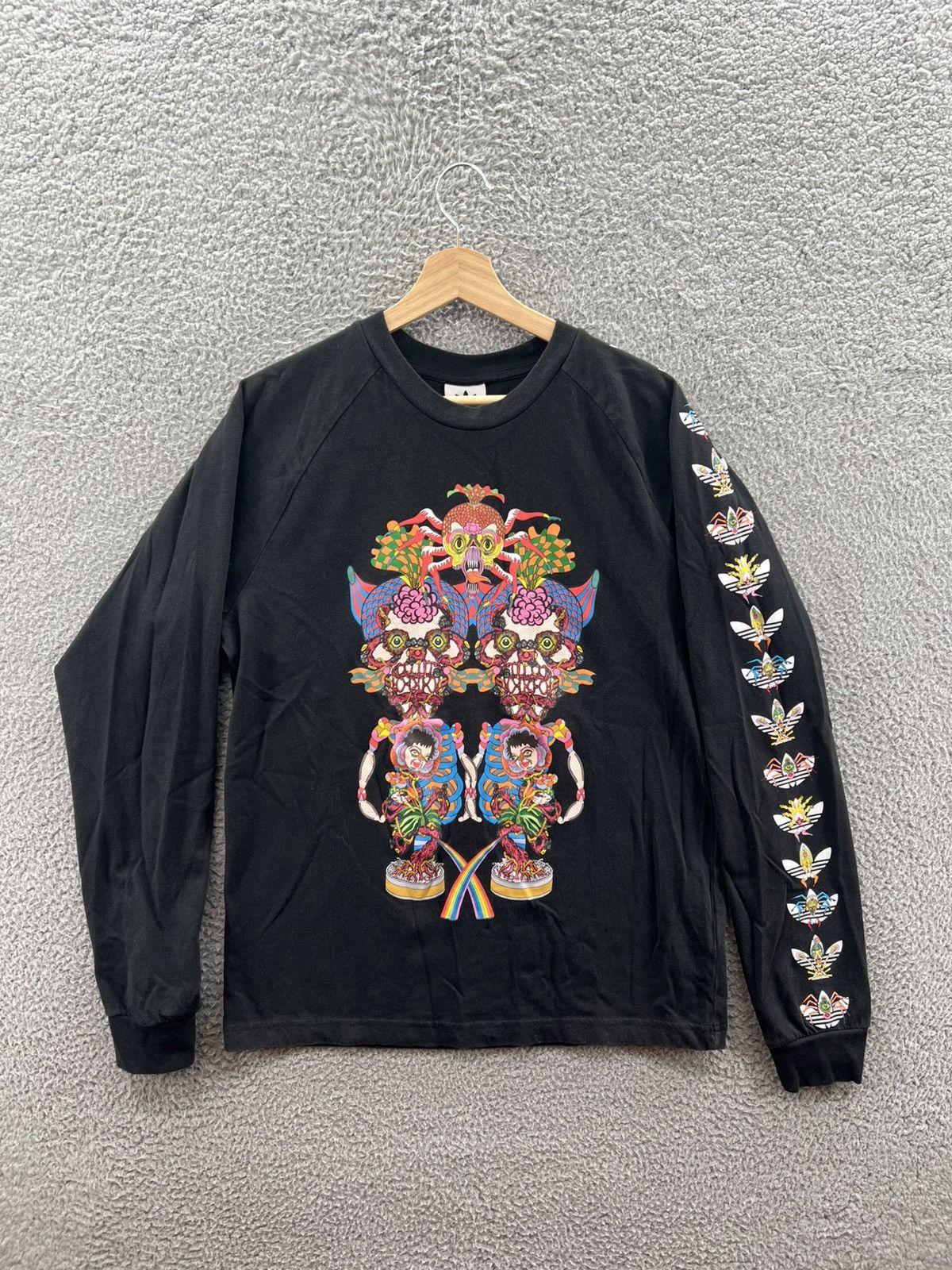 Adidas Adidas Keiichi Tanaami Trefoil Art Print Long Sleeve T-Shirt Size US L / EU 52-54 / 3 - 1 Thumbnail