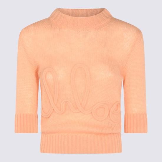 Chloe CHLOE Women Sweater CH25UMP26740 81L Pink Size L / US 10 / IT 46 - 1 Thumbnail