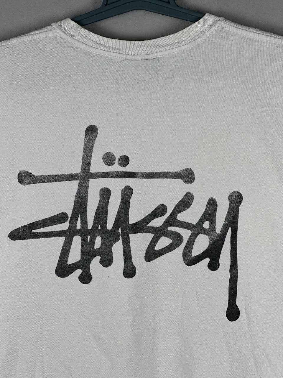 Stussy Vintage Stussy Iconic Big Logo White T Shirt Size US M / EU 48-50 / 2 - 12 Thumbnail