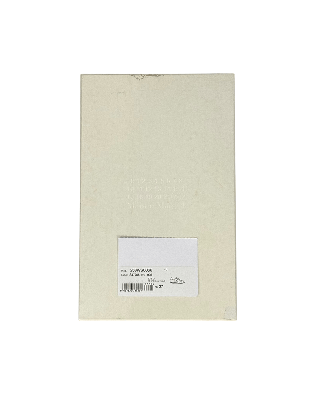 Maison Margiela Maison Margiela SS18 No.22 Silver Glitter Sneakers Size US 7 / IT 37 - 10 Thumbnail