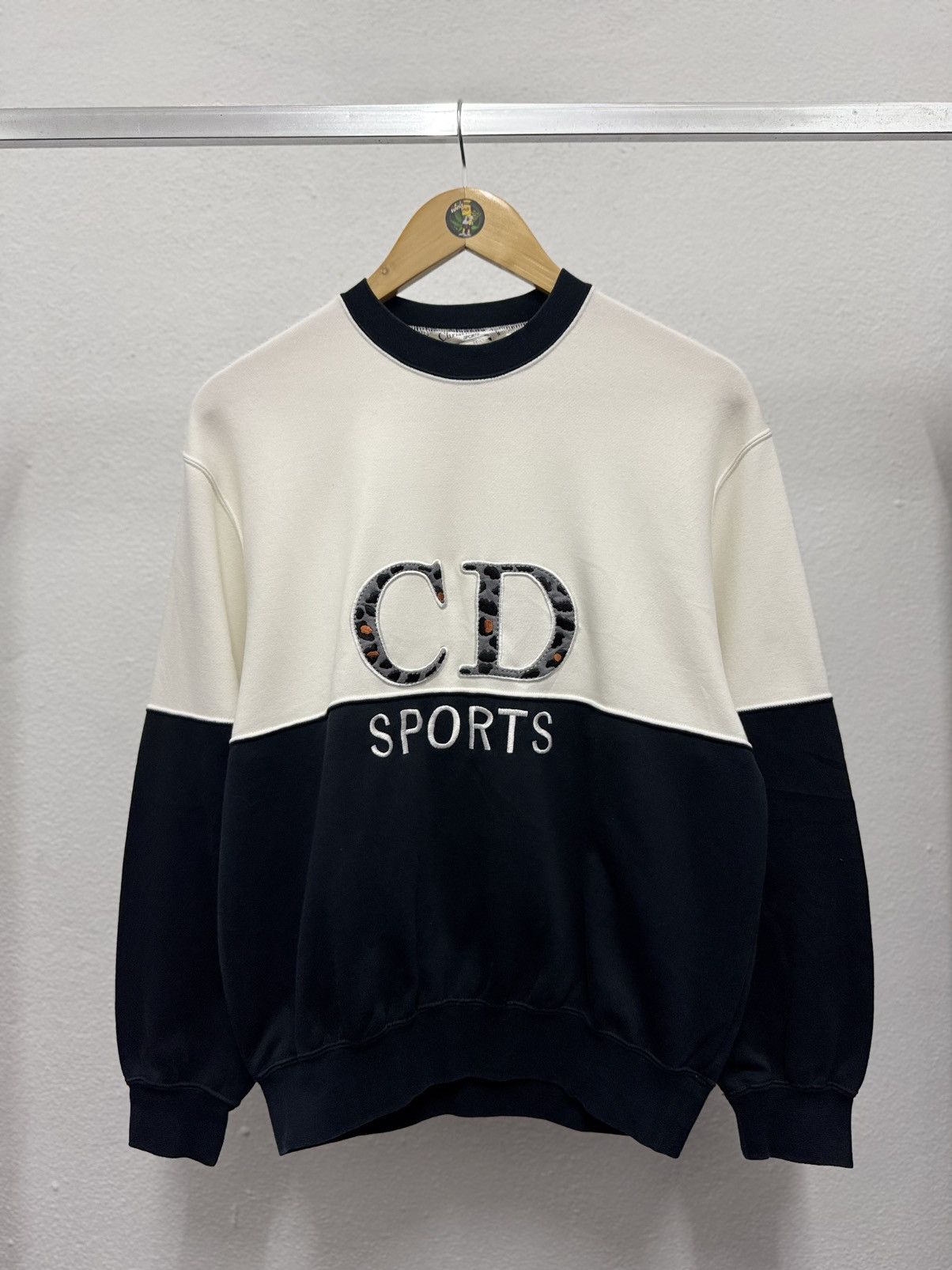 Christian Dior Monsieur Vintage Christian Dior Sports Leopard logo Sweatshirt Size M / US 6-8 / IT 42-44 - 1 Thumbnail