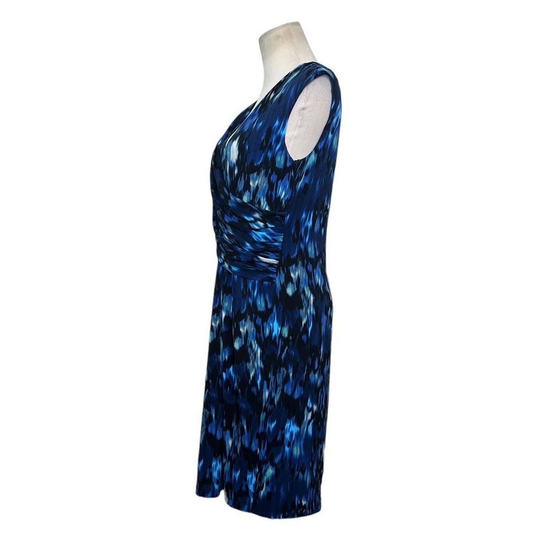 Donna Morgan Donna Morgan blue print sleeveless sheath dress size 4 Size S / US 4 / IT 40 - 6 Thumbnail