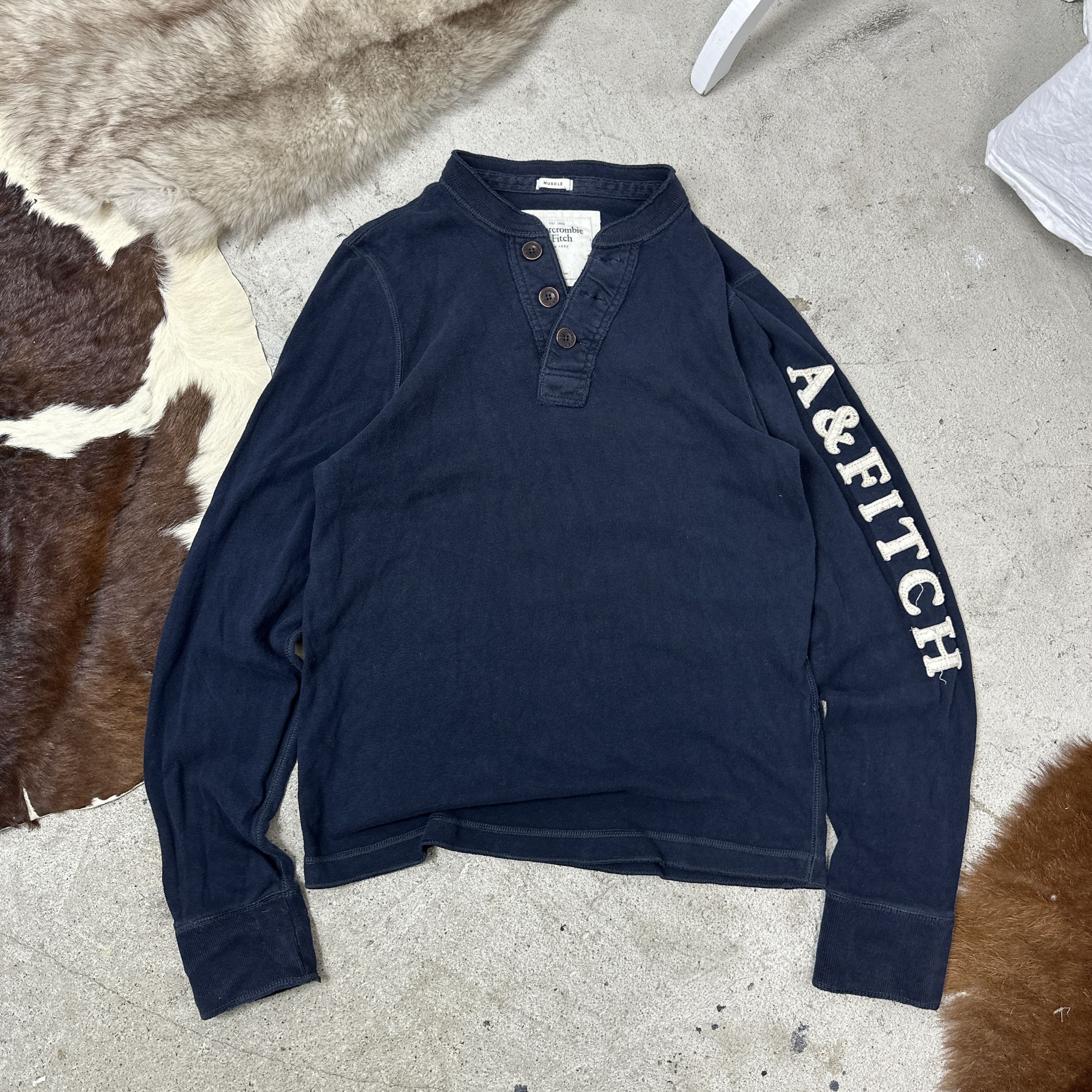 Abercrombie & Fitch Vintage Sporty Streetwear Abercrombie & Fitch Hoodie 2010s Size US L / EU 52-54 / 3 - 2 Thumbnail