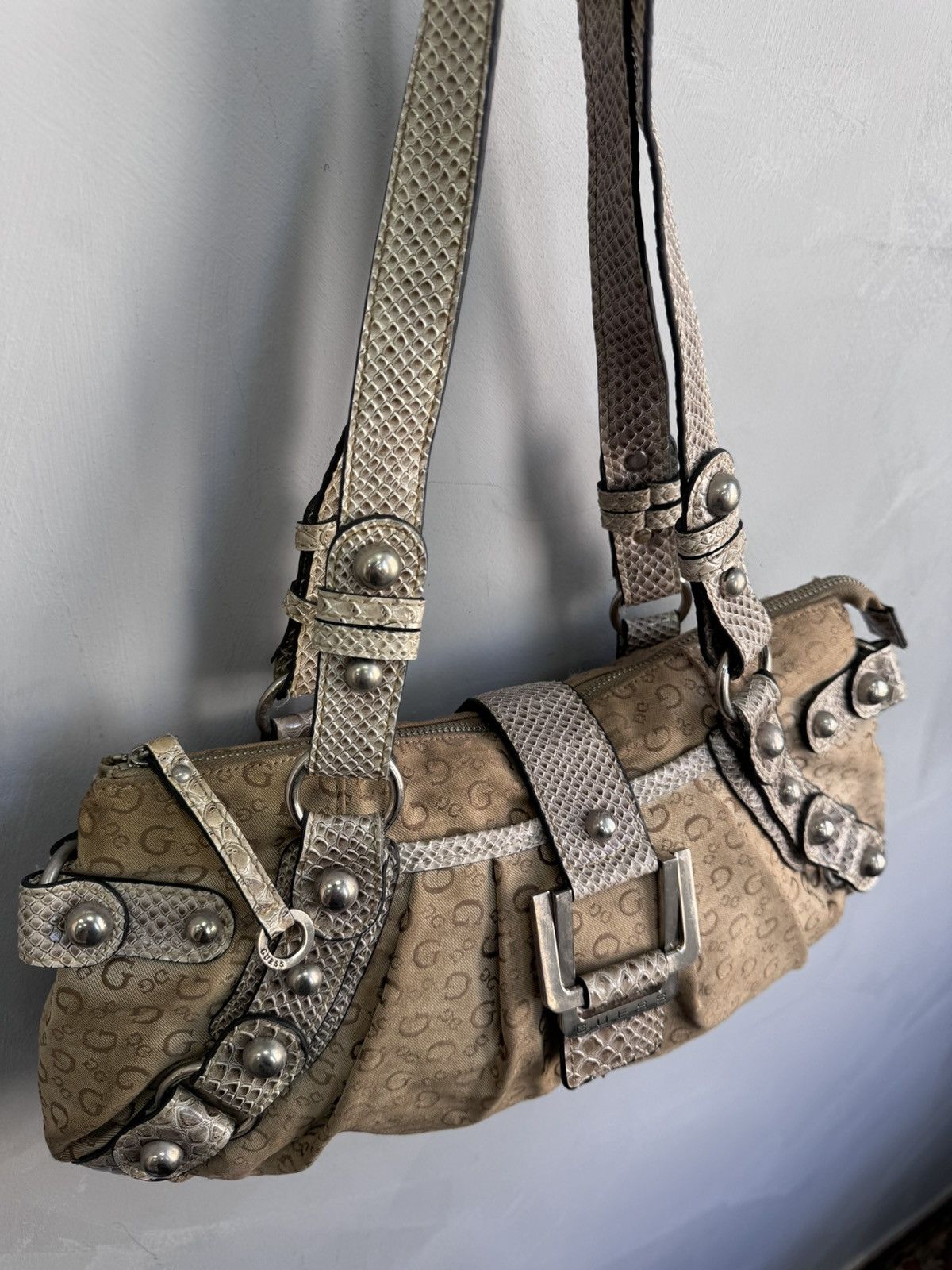Guess × Vintage New Guess Vintage Y2K Hand Shoulder Bag Size ONE SIZE - 7 Thumbnail