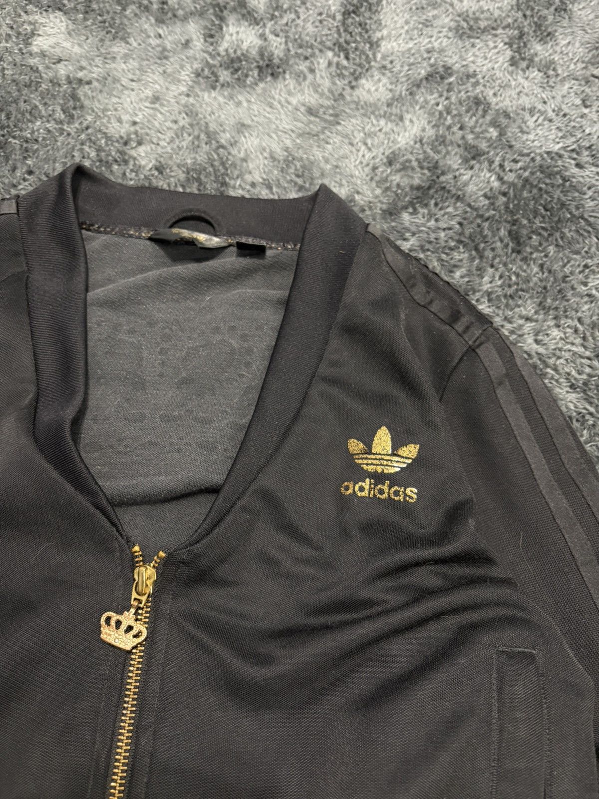 Adidas RARE Vintage Adidas Y2K Crown Oversized Zip Hoodie Size M / US 6-8 / IT 42-44 - 7 Thumbnail