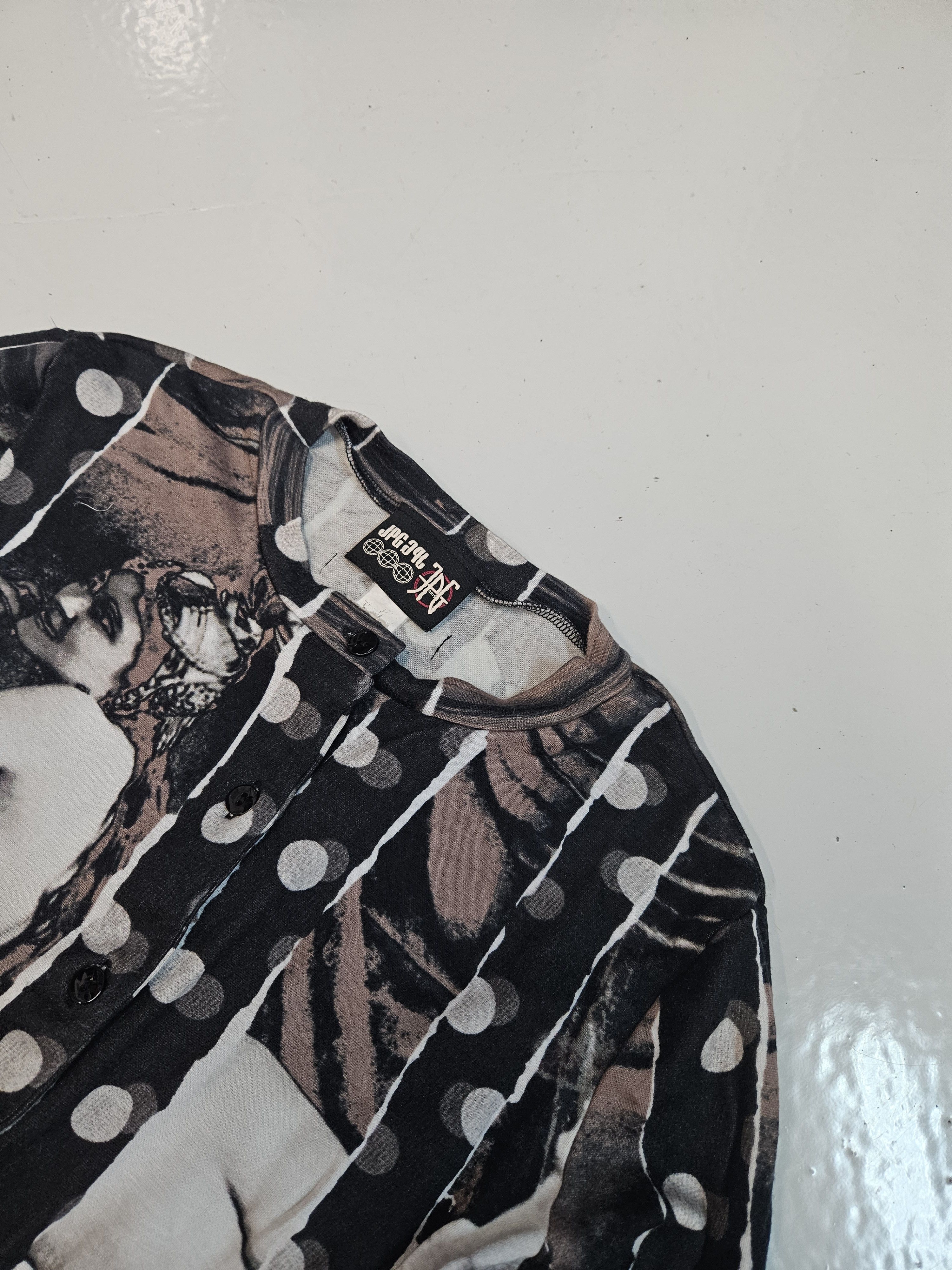 Jean Paul Gaultier Jean Paul Gaultier reneissance woman & polka dot cardigan Size M / US 6-8 / IT 42-44 - 4 Thumbnail