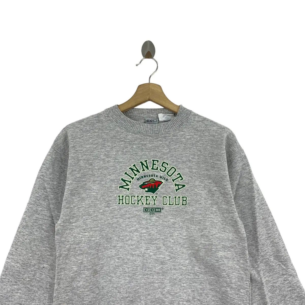 Vintage Vintage MINNESOTA WILD CCM Hockey Club NHL Sweatshirt Size M / US 6-8 / IT 42-44 - 2 Thumbnail