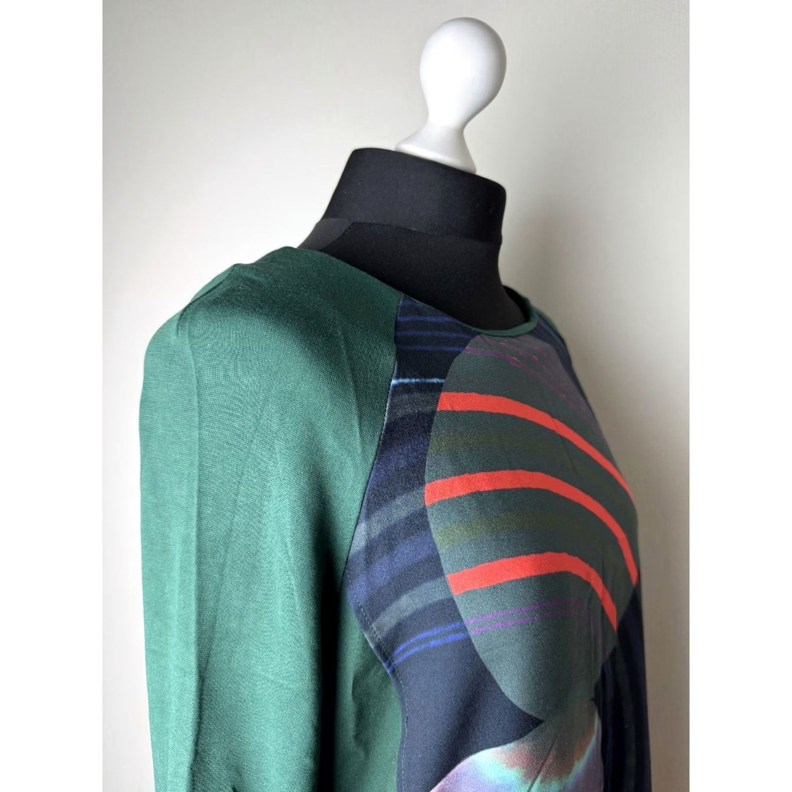 Desigual Desigual Dress Womens XL Multicoloured A-Line Knee Length 91 cm Good condition, has visible small marks on the front Size XL / US 12-14 / IT 48-50 - 5 Thumbnail
