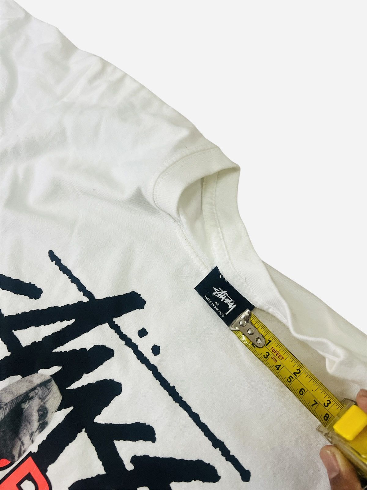 Stussy Stussy X Virgil Abloh Off-White T-Shirt Skate Surf NWOT Size US M / EU 48-50 / 2 - 3 Thumbnail