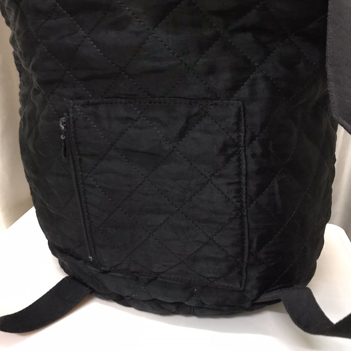 Designer × Sonia Rykiel Sonia Rykiel Quilted Nylon Single Button Mini Backpack Size ONE SIZE - 4 Thumbnail