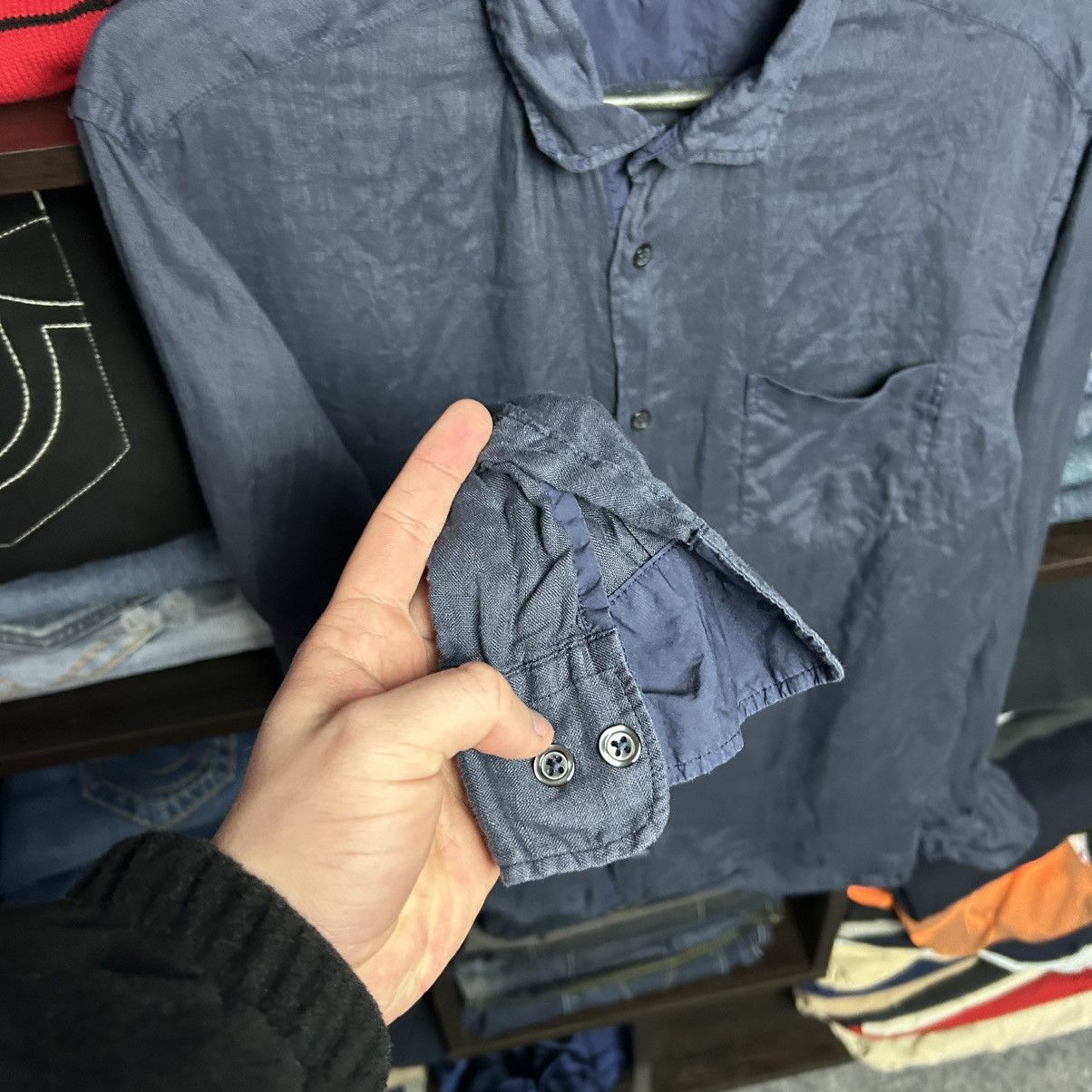 C.P. Company Luxury C.P. Company small logo 100% linen button shirt sizeS Size US S / EU 44-46 / 1 - 5 Thumbnail