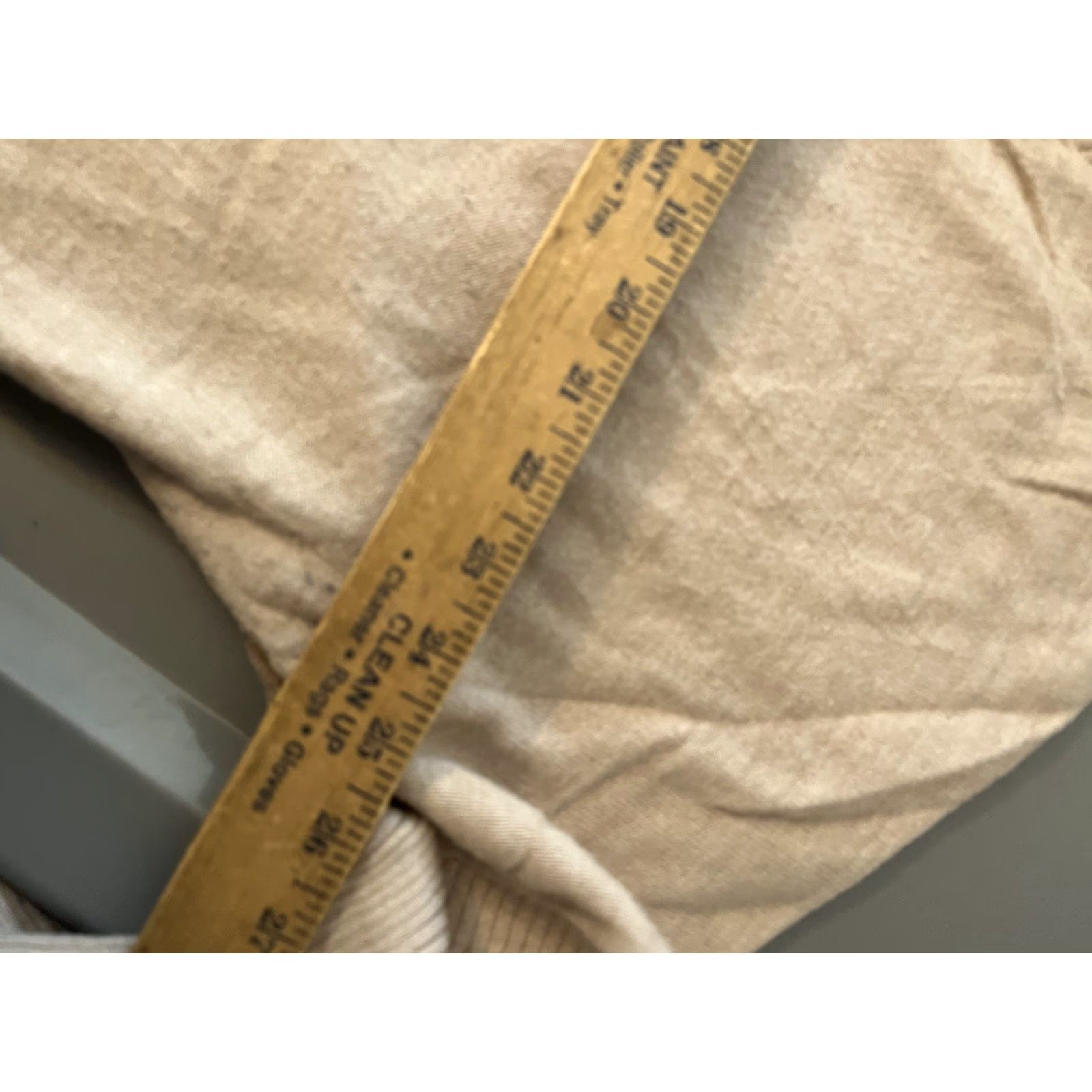 Denim & Co. Denim & Co. Pullover Sweater Size L Beige Pockets Casual Top Modern Womens Size L / US 10 / IT 46 - 5 Thumbnail