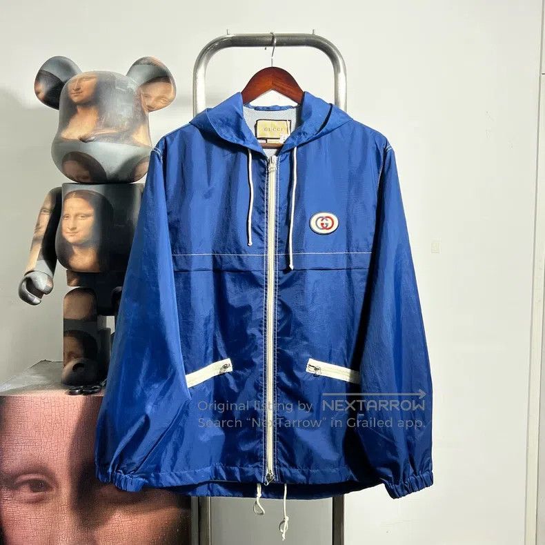 Gucci Gucci Nylon double Glogo windbreaker jacket Size US S / EU 44-46 / 1 - 1 Thumbnail