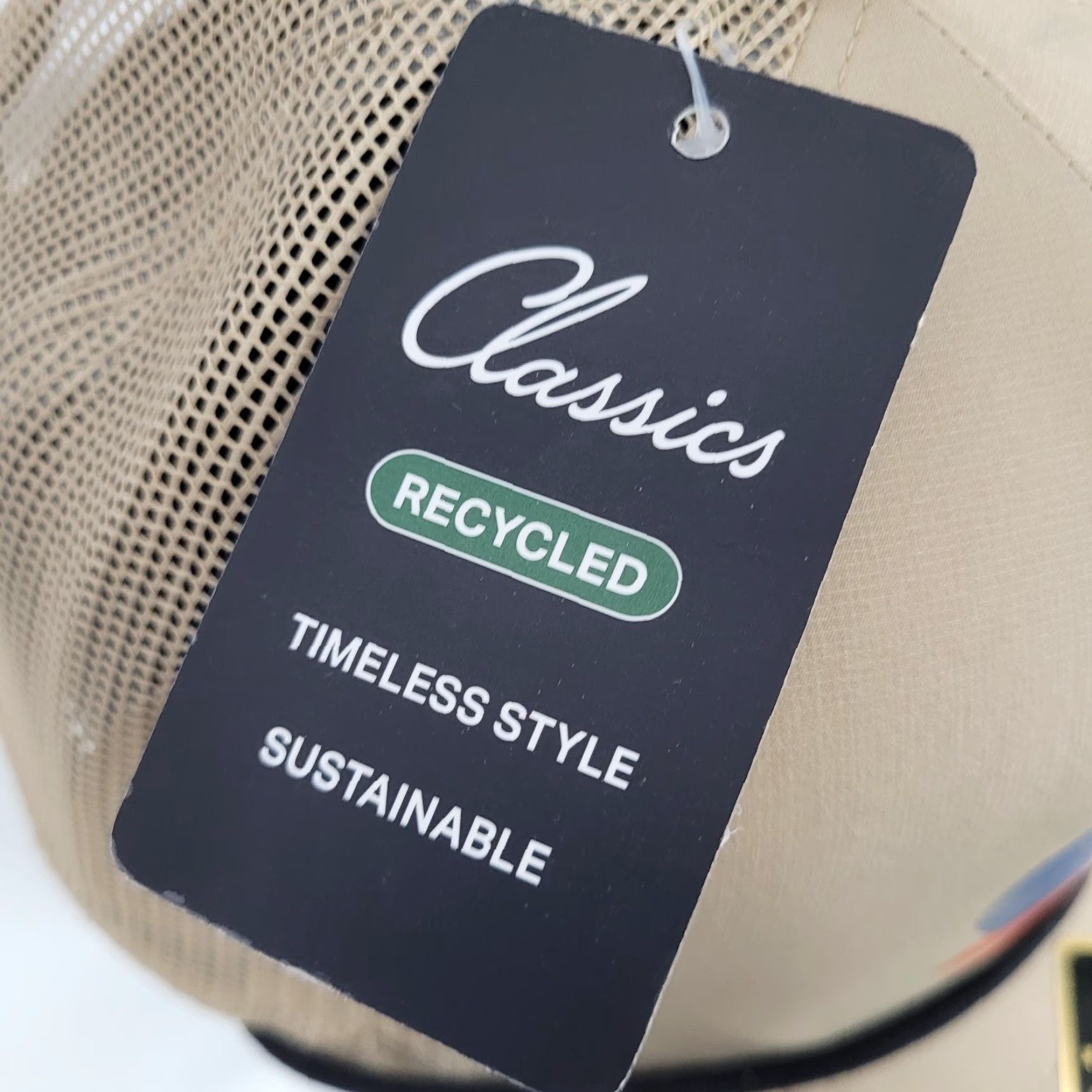 Vintage NWD Studio 3 King Cap Trucker Hat Men One Size Brown Adjustable Recycled Materials Classic 90s Style Mens Cap Size ONE SIZE - 3 Thumbnail