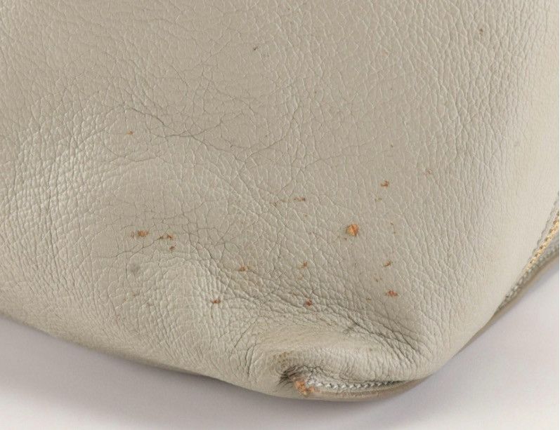 Chloe Chloé Dilan East-West Tote Bag in Pebbled Grey Leather Size ONE SIZE - 7 Thumbnail