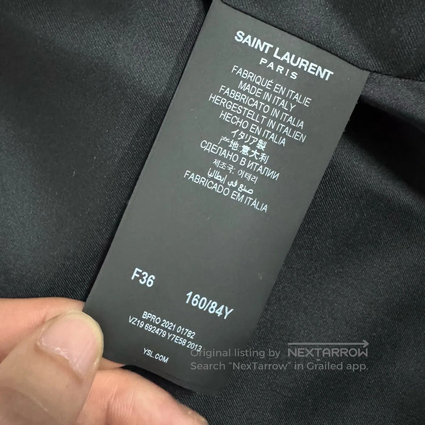 Saint Laurent Paris Saint Laurent Paris V-neckline, short shoulder pads, suit Size S / US 4 / IT 40 - 7 Thumbnail