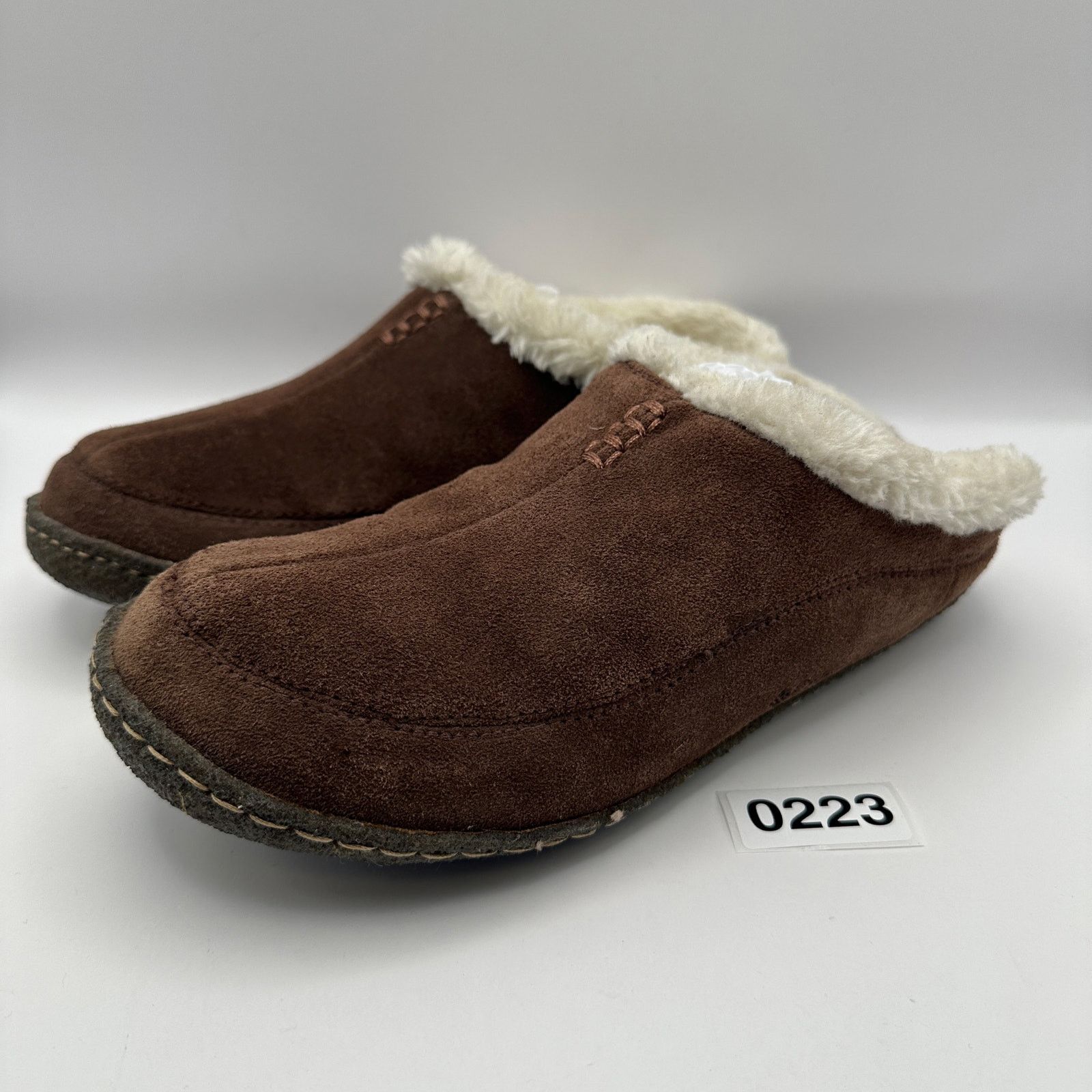 Columbia COLUMBIA Men's 7 Brown Sherpa Fur Clog Suede Size US 7 / EU 40 - 1 Thumbnail