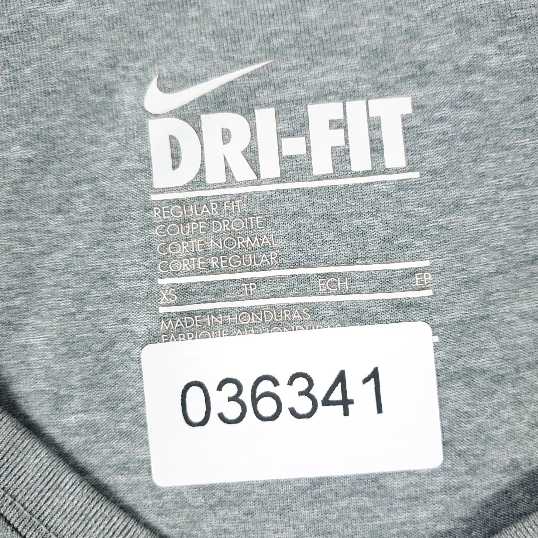 Nike NIKE T Shirt Womens XS Gray Swoosh Casual Short Sleeve Crew Neck Pullover Regular Fit Baseball American Classic Sports Shirt Womens XS Gray Size XS / US 0-2 / IT 36-38 - 7 Thumbnail