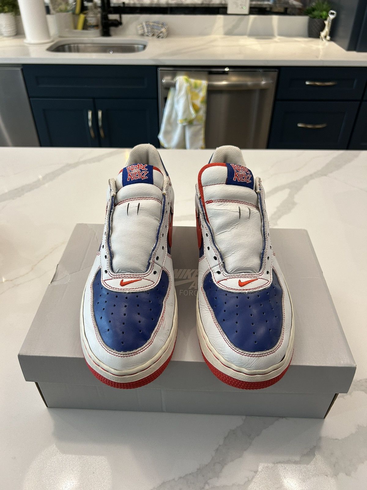 Nike 2004 Air Force 1 “Remix da Kix” Size US 10 / EU 43 - 4 Thumbnail
