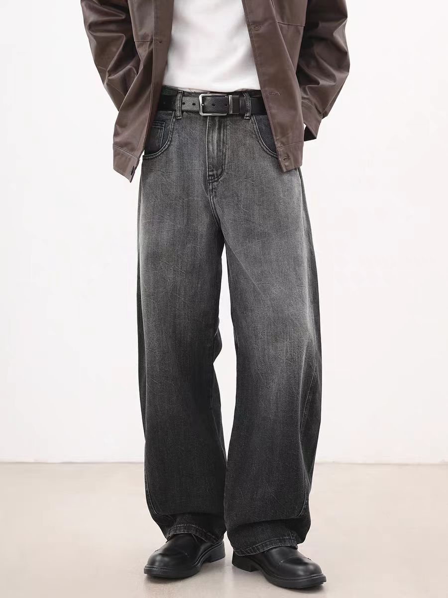 Japanese Brand × Vintage Vintage Street Gradient Loose Casual Jeans Size US 36 / EU 52 - 2 Thumbnail