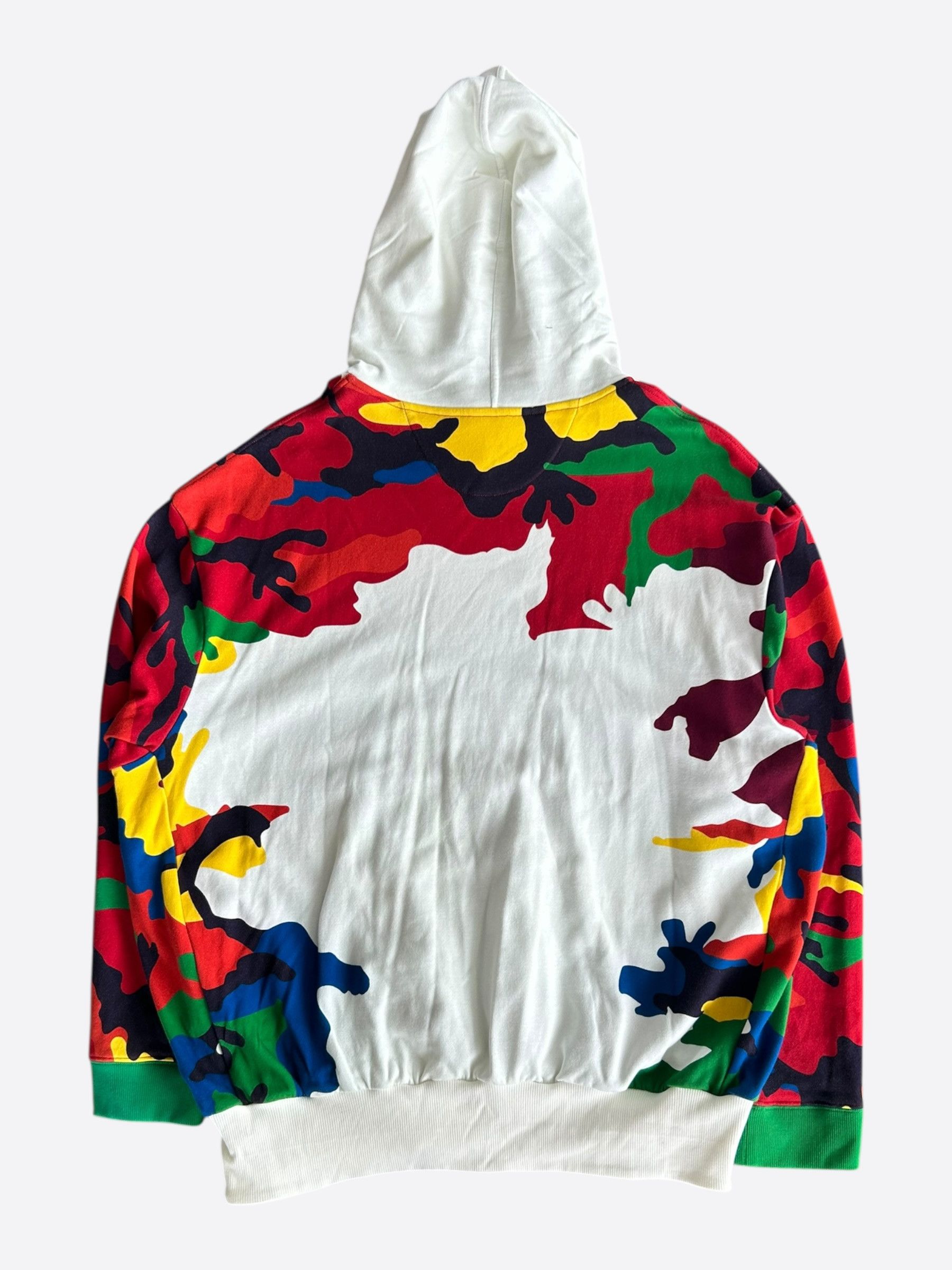 Valentino Valentino White & Camouflage Logo Hoodie Size US XXL / EU 58 / 5 - 2 Thumbnail