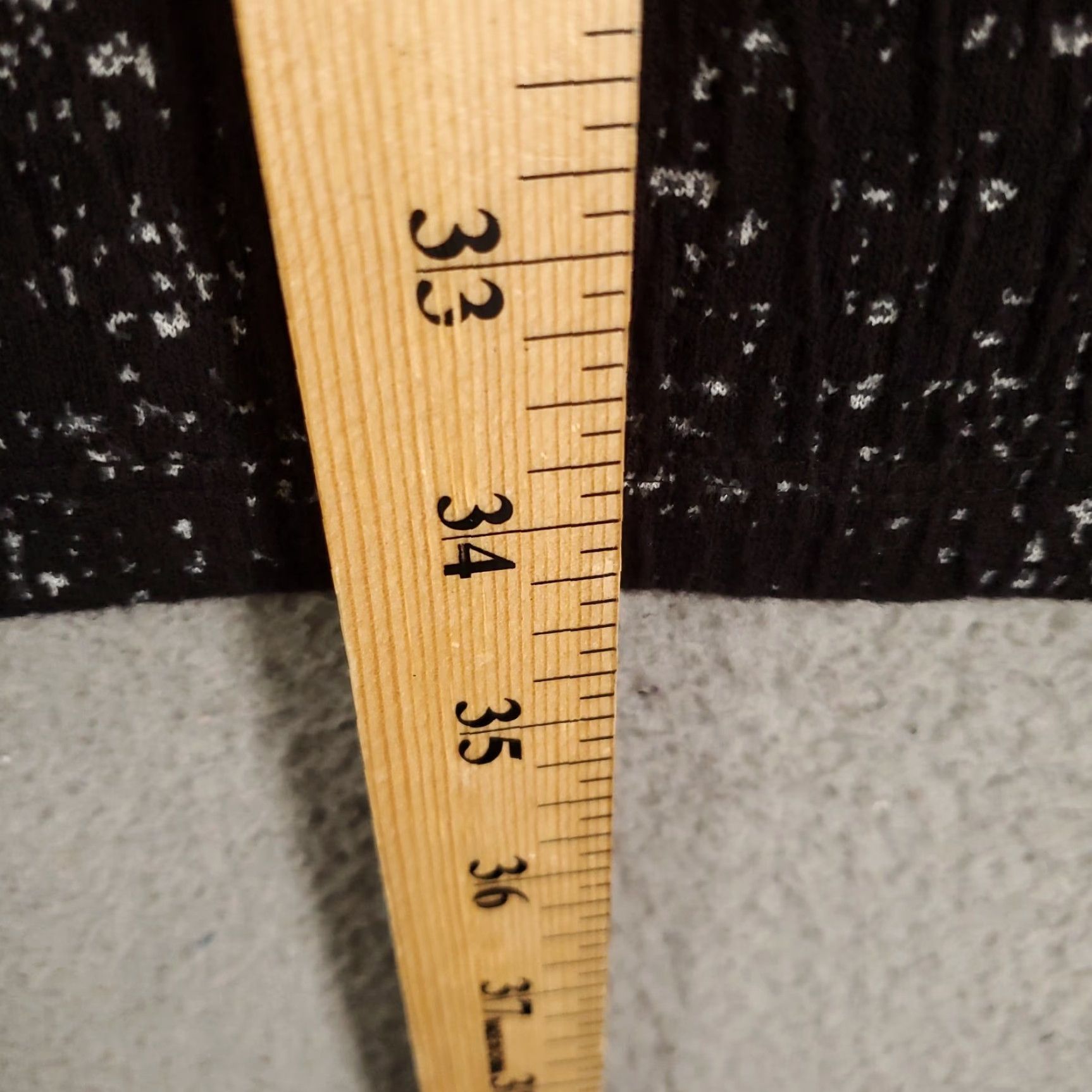 Vintage Clara Sun Woo Tunic Top Womens L Black Speckled Textured 3/4 Sleeve Round Neck Pullover Knit Blouse Dressy Casual Modern Vintage No Size L / US 10 / IT 46 - 2 Thumbnail