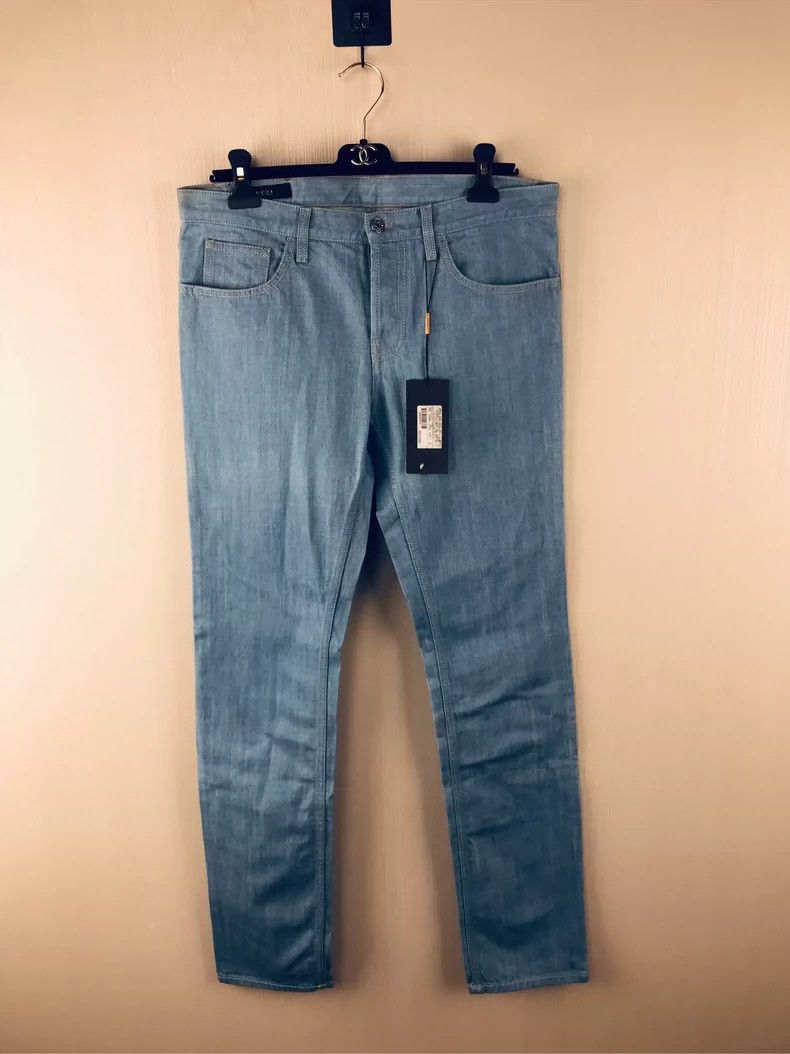 Gucci GucciLeather brand jeans 2503-Nextarrow Size US 32 / EU 48 - 1 Thumbnail