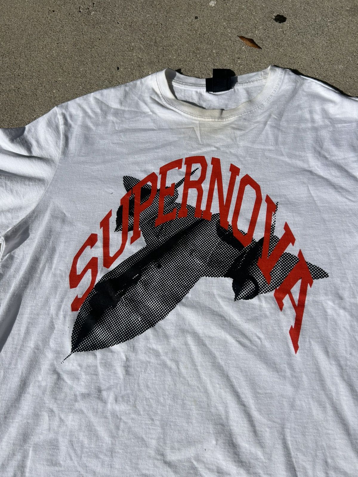 Other 1/1 Your World Supernova sr71 white graphic tee t shirt Size US L / EU 52-54 / 3 - 2 Thumbnail