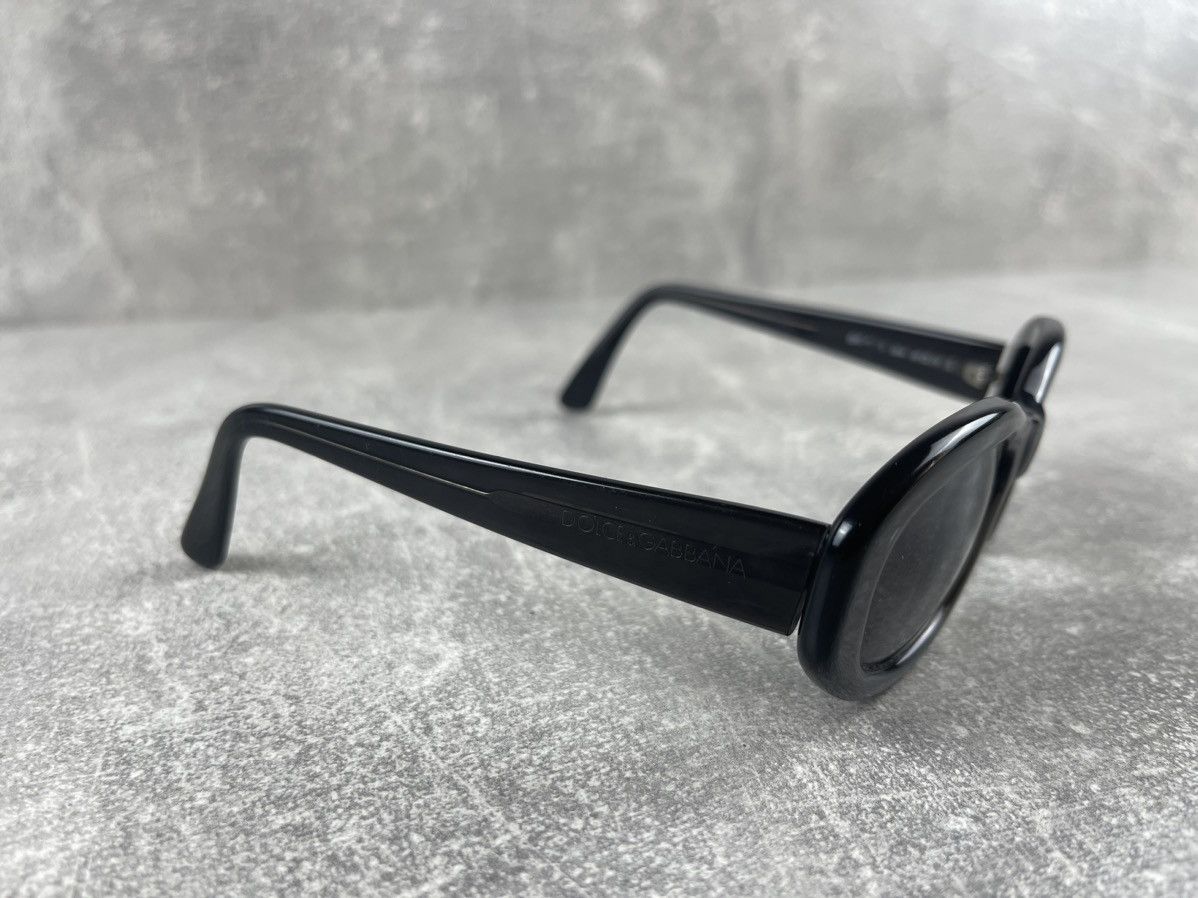 Dolce & Gabbana Dolce & Gabbana DG Black Oval Sunglasses 90s Y2K Unisex Size ONE SIZE - 4 Thumbnail