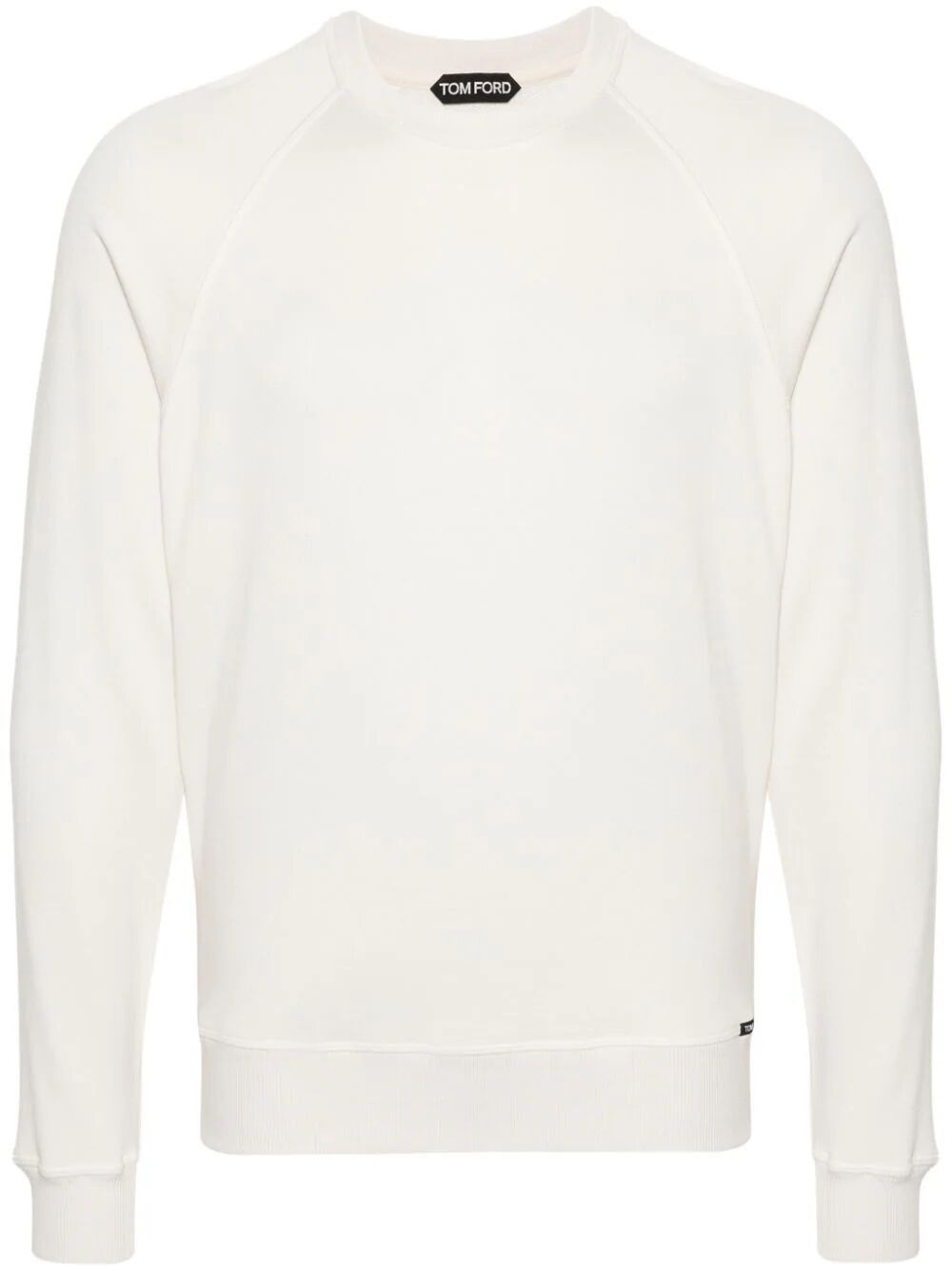 Tom Ford o1w1db10525 JCL002 Crewneck Sweater in White Size US XL / EU 56 / 4 - 1 Thumbnail