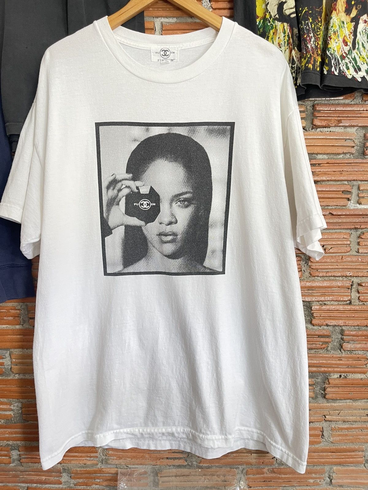 Rihanna Fuck Em Rihanna Portrait T Shirt XL Size US XL / EU 56 / 4 - 1 Thumbnail