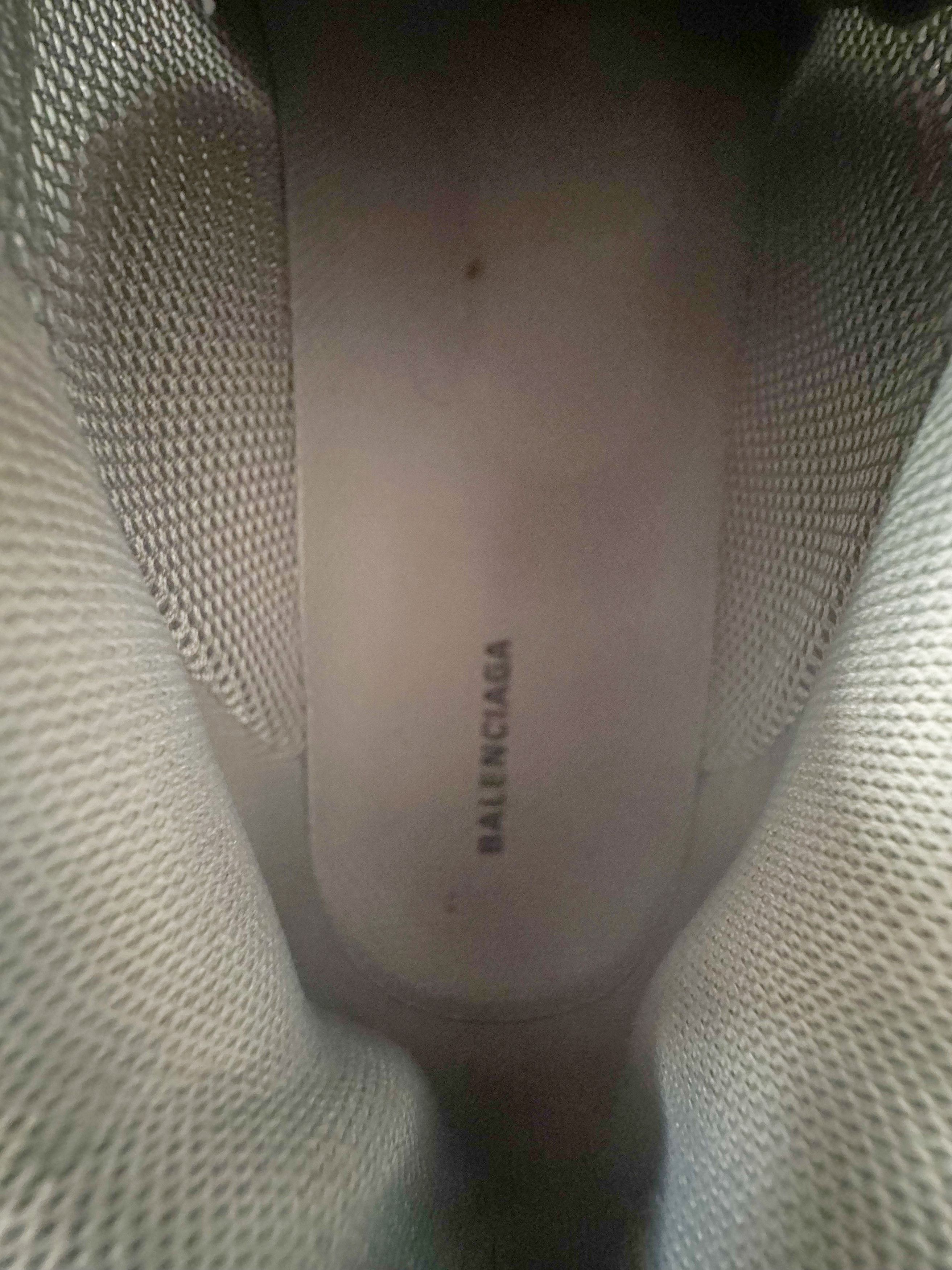 Balenciaga Balenciaga White & Grey Triple S Sneakers Size US 6 / EU 39 - 7 Thumbnail