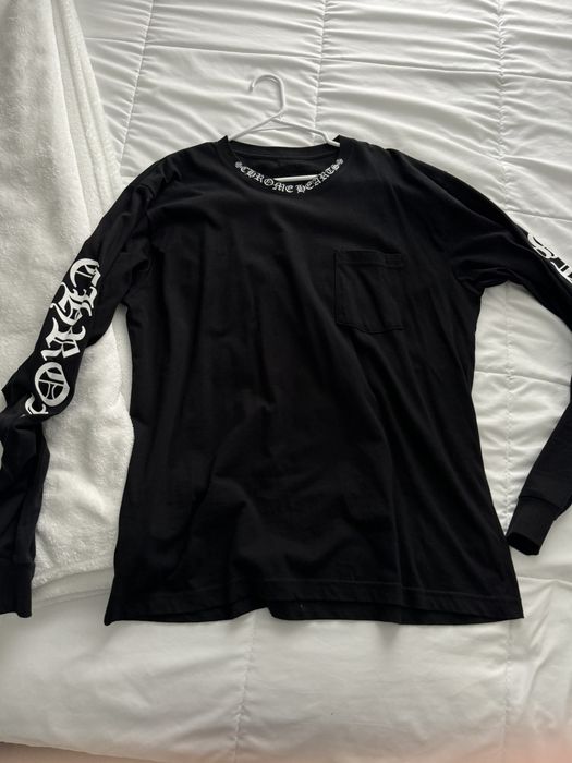 Chrome Hearts Chrome Hearts black long sleeve t shirt | Grailed