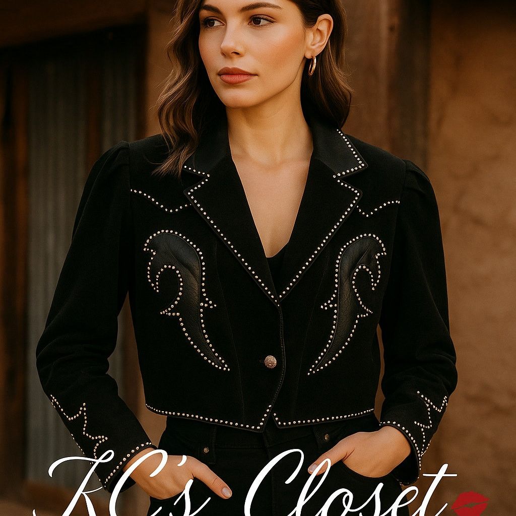 Diamond Leather Collection Vintage Diamond Leathers Western Jacket – Genuine Leather Size M / US 6-8 / IT 42-44 - 1 Thumbnail
