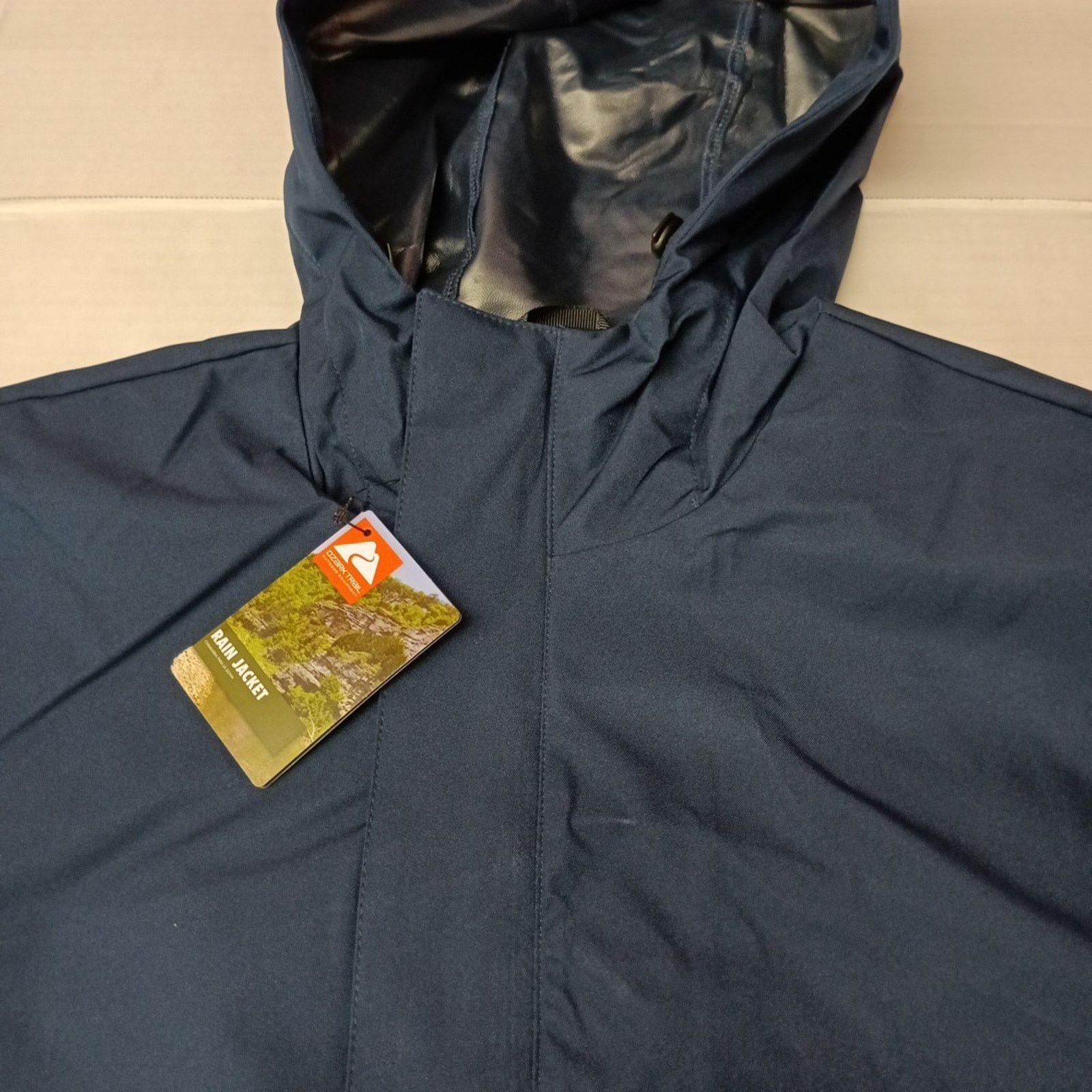Other Ozark Trail Rain Jacket Men's Size L Blue Waterproof Hooded Size US L / EU 52-54 / 3 - 3 Thumbnail
