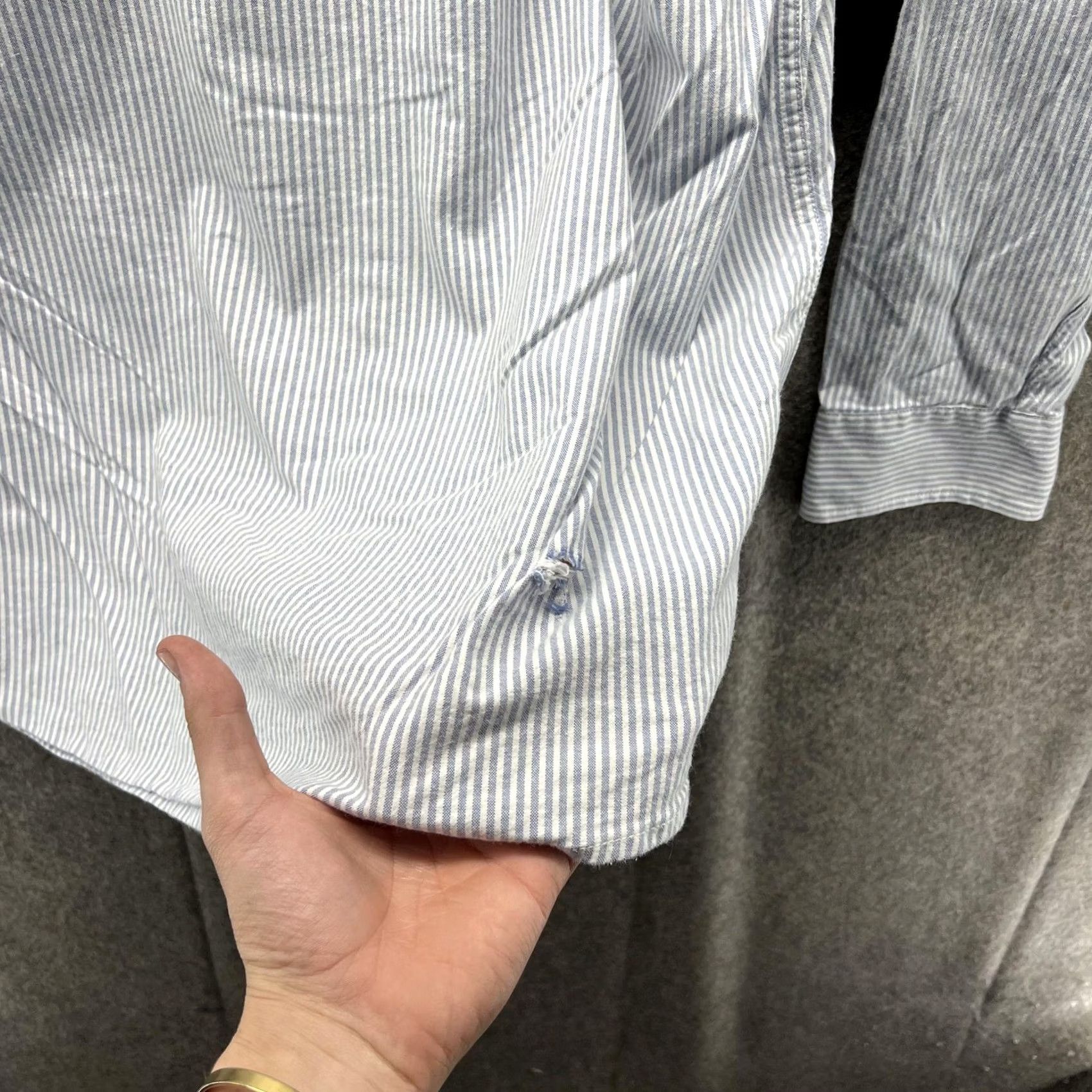 Tommy Bahama VINTAGE Tommy Bahama Shirt Mens XL Blue White Striped Button Down Long Sleeve Casual Size US XL / EU 56 / 4 - 3 Thumbnail