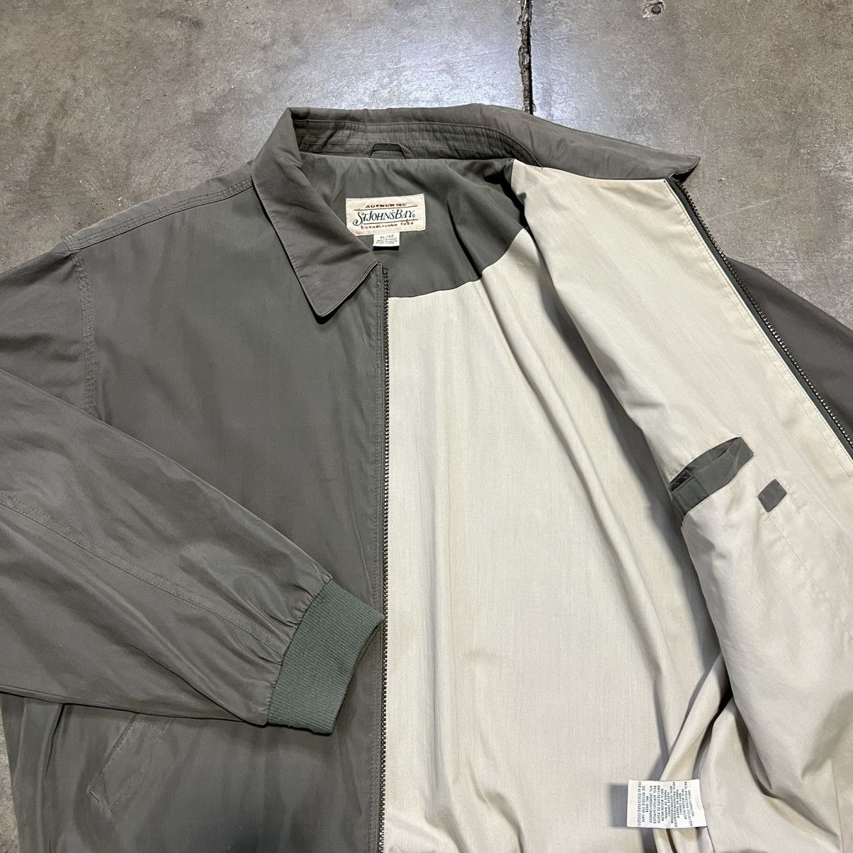 Polo Ralph Lauren × St. Johns Bay × Vintage Vintage St Johns Bay Herrington Jacket Lightweight Zip Up Size US XL / EU 56 / 4 - 7 Thumbnail
