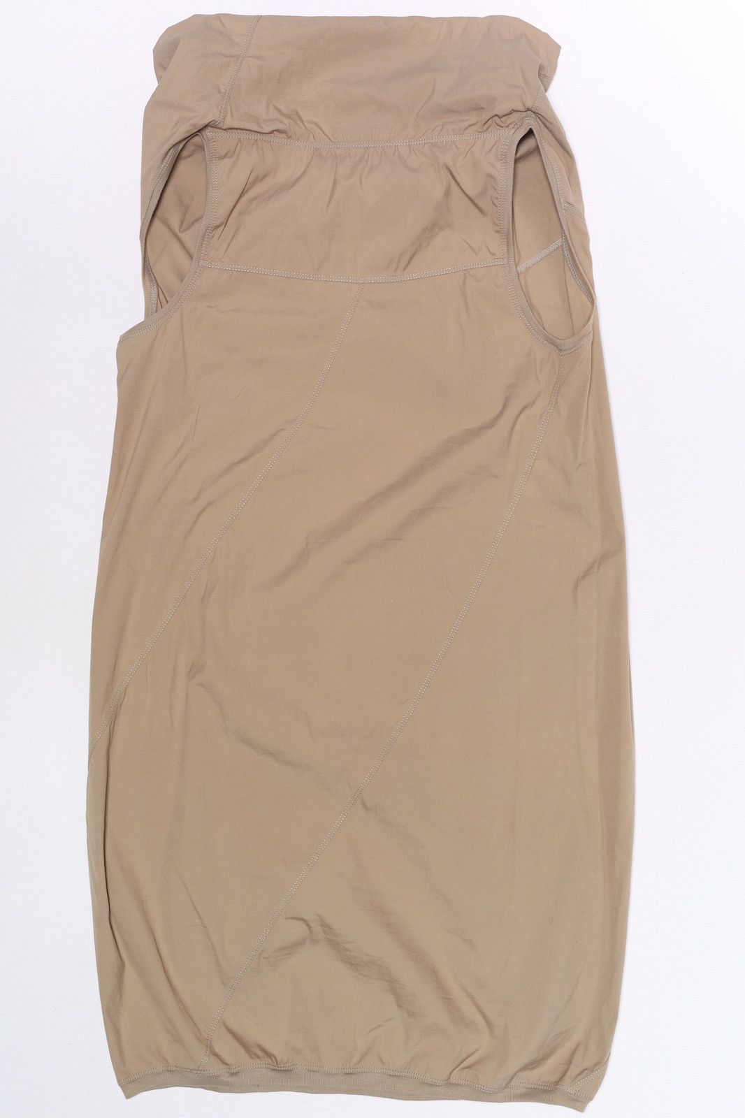 Brunello Cucinelli Brunello Cucinelli Cotton Polyamide Spandex Dress Long Beige Size S / US 4 / IT 40 - 5 Thumbnail