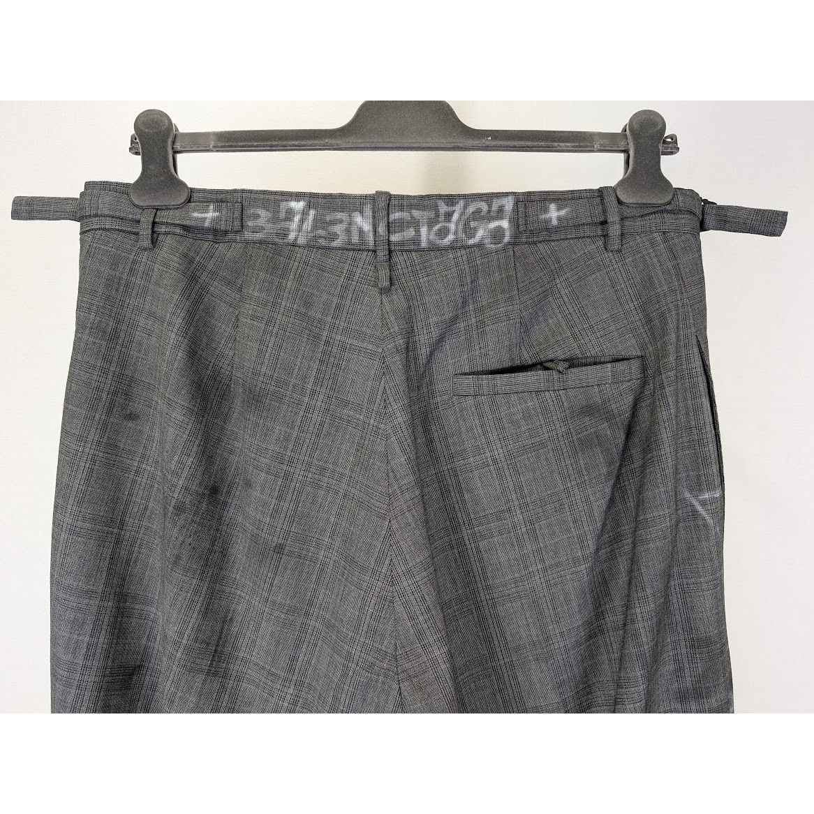 Balenciaga o1rshd1 Heather Price of Wales Skater Tailored Pant in Grey Size US 32 / EU 48 - 7 Thumbnail