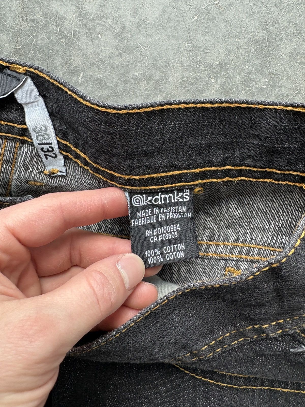 Akademiks Vintage Y2K Akademiks Baggy Black Denim Jeans 38x32 Size US 38 / EU 54 - 4 Thumbnail